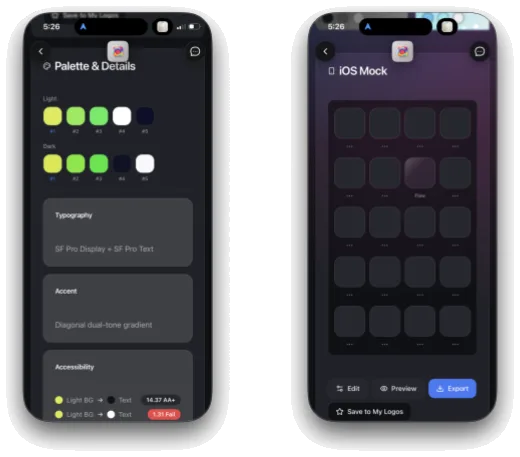 iLogo interface