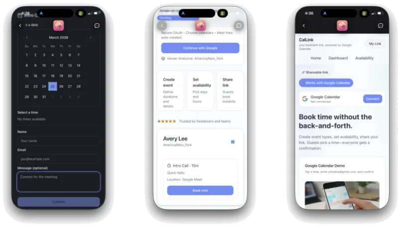 QuickMeet interface
