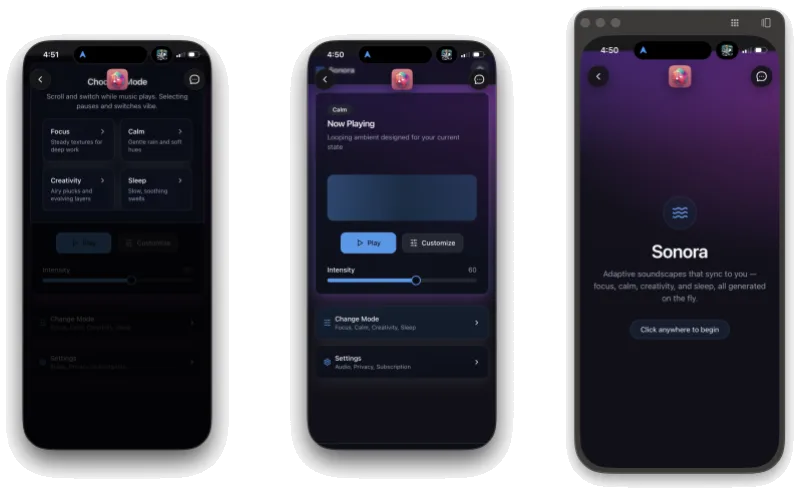 Sonora interface